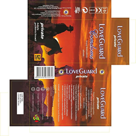 LoveGuard 4'lü Set 48 Adet Ultra Thin - Radiatör - Thin - Private