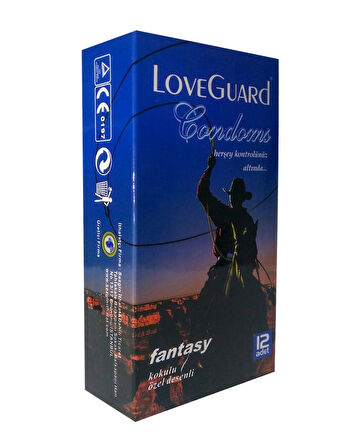 LoveGuard Fantasy (Kokulu Özel Desenli ) Prezervatif