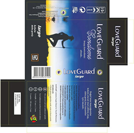 LoveGuard 2'li Set 24 Adet Large - Thin