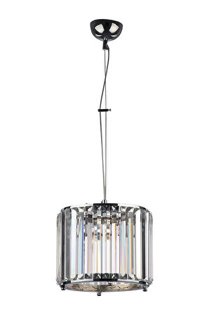 Luce Krom Renkli, Taşlı, Tekli Sarkıt Avize, Bs.7428-51-25