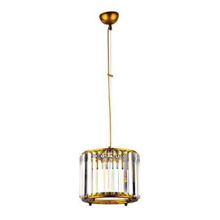 Avize Çarşısı Luce Eskitme Renkli, Taşlı, Tekli Sarkıt Avize, BS.7428-52-25