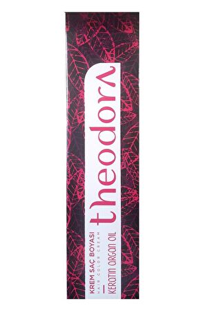 Theodora Krem Saç Boyası-Keratin ve Argan Yağlı 60 Ml.