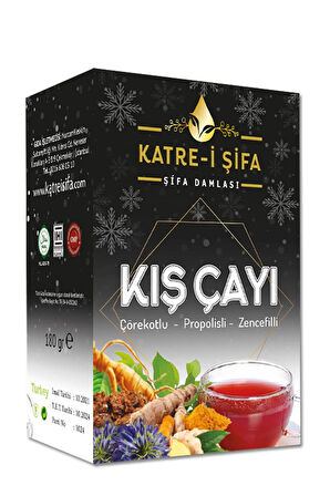 Katre-i Şifa Özel Üretim Doğal ve Bitkisel Kış Çayı (Pratik Kullanım Küp Formatında) 180 gr