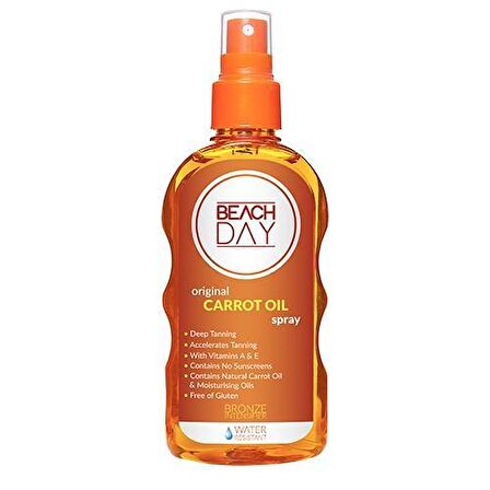 Beach Day Havuç Yağı Bronzlaştırıcı Yağ 150 ml