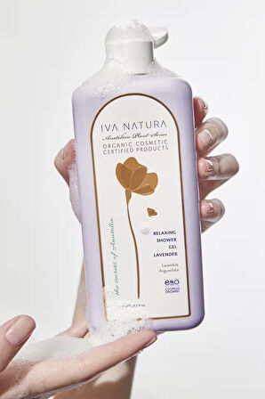 IVA NATURA Organik Dinlendirici Etkili Duş Jeli Lavanta Özlü 350 ML