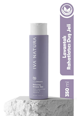 IVA NATURA Organik Dinlendirici Etkili Duş Jeli Lavanta Özlü 350 ML