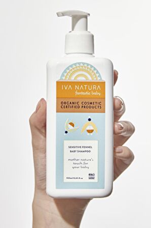 IVA NATURA Organik Hassas Bebek Şampuanı Aloe Vera ve Rezene Özlü 350 ML