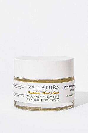 IVA NATURA Organik Nemlendirici 10 SPF Gündüz Kremi Buğday Ruşeym Özlü 50 ML