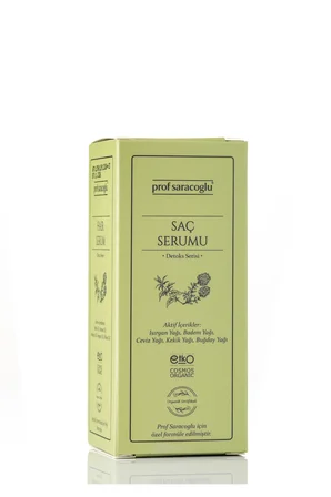 Detoks Serisi Saç Serumu Organik Sertifikalı 30 ml