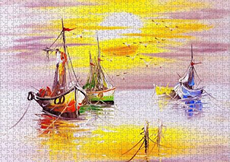 Nova Puzzle Güneşe Doğru 12+ Yaş Küçük Boy Puzzle 1000 Parça
