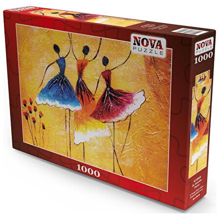 Nova Puzzle Üç Güzelin Dansı 12+ Yaş Küçük Boy Puzzle 1000 Parça