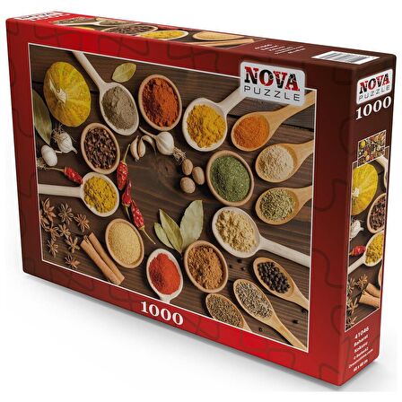 Nova Puzzle Baharat Kokusu 41046 12+ Yaş Küçük Boy Puzzle 1000 Parça