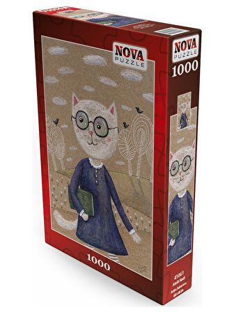 Nova 1000 Parça Akıllı Kedi Puzzle - Sofya Saburova