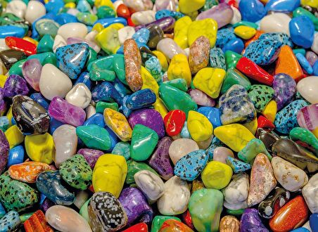 Nova Puzzle Renkli Taşlar 12+ Yaş Küçük Boy Puzzle 1000 Parça