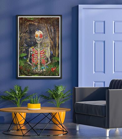 Nova Puzzle 1000 Parça - Çiçek Açan İskelet