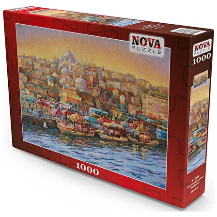 Nova 1000 Parça İstanbul Eminönü Balıkçıları Puzzle - Nikolay Sivenkov