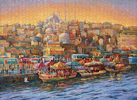 Nova 1000 Parça İstanbul Eminönü Balıkçıları Puzzle - Nikolay Sivenkov