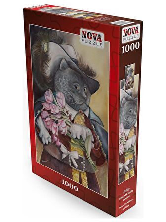 Nova Puzzle Romantik İngiliz Silahşörü 41099 12+ Yaş Küçük Boy Puzzle 1000 Parça