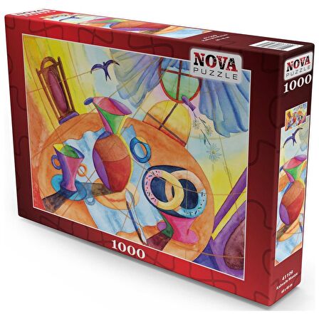 Nova Puzzle Kahvaltı Masası 12+ Yaş Küçük Boy Puzzle 1000 Parça