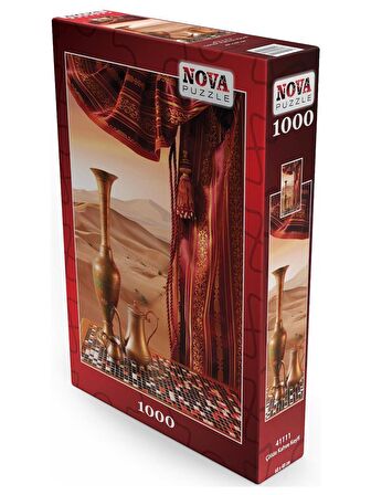 Nova Puzzle Çölde Kahve Keyfi 12+ Yaş Küçük Boy Puzzle 1000 Parça