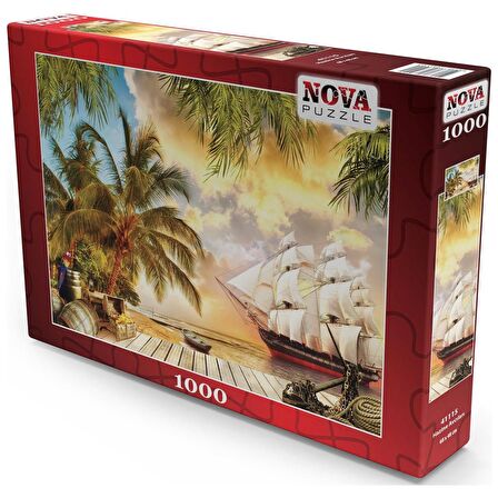 Nova Puzzle Hazine Avcıları 12+ Yaş Küçük Boy Puzzle 1000 Parça