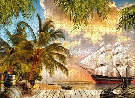 Nova Puzzle Hazine Avcıları 12+ Yaş Küçük Boy Puzzle 1000 Parça