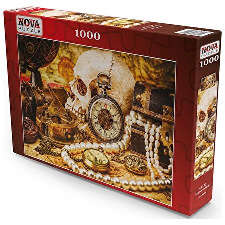 Nova Puzzle Hazine Sandığı 12+ Yaş Küçük Boy Puzzle 1000 Parça