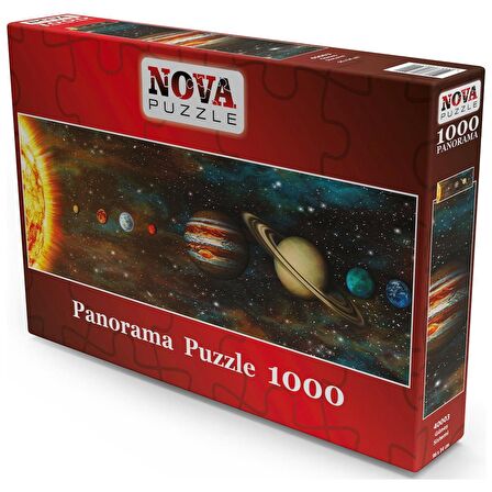 Nova Puzzle Parça Güneş Sistemi 12+ Yaş Küçük Boy Puzzle 1000 Parça