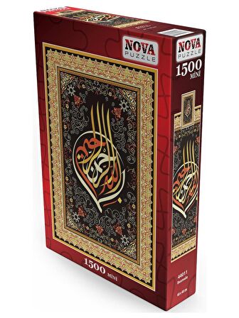 Nova Puzzle Besmele 12+ Yaş Küçük Boy Puzzle 1500 Parça