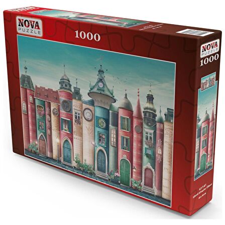 Nova Puzzle Sihirli Kitaplar Ülkesi 12+ Yaş Küçük Boy Puzzle 1000 Parça