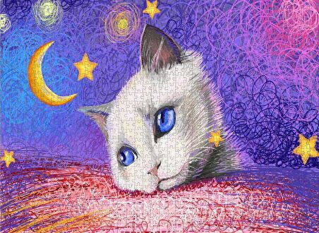 Nova Puzzle Yıldızların Altında 12+ Yaş Küçük Boy Puzzle 1000 Parça