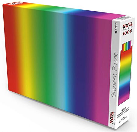 Nova Puzzle Çok Renkli 12+ Yaş Küçük Boy Puzzle 1000 Parça