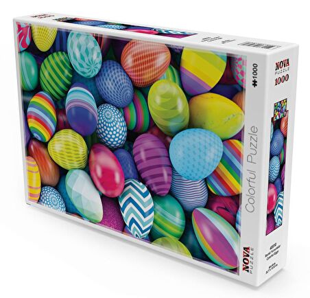 Nova Puzzle Renkli Yumurtalar 12+ Yaş Küçük Boy Puzzle 1000 Parça