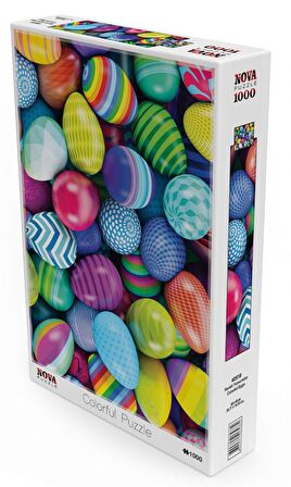 Nova Puzzle Renkli Yumurtalar 12+ Yaş Küçük Boy Puzzle 1000 Parça
