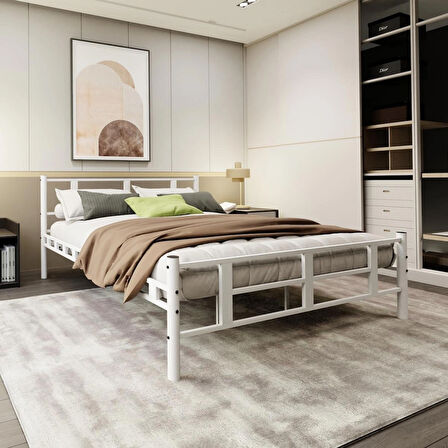 Lotus Metal Karyola A Kalite, Ses Çıkarmaz ,Ölçülü Model Karyola