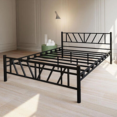 Gardenya Çift Kişilik Metal Karyola A Kalite, Ses Çıkarmaz ,Ölçülü Model Karyola