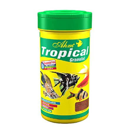 Ahm Tropical Granulat Balık Yemi 250 Ml