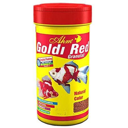 AHM Goldi Red Granulat Japon Balık Yemi 250 ML