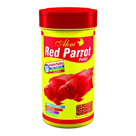 Ahm Red Parrot Pellet Balık Yemi 1000 Ml