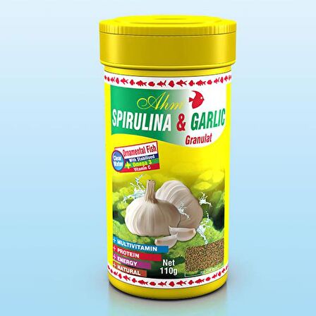 Ahm Energy Spırulına Garlıc Granulat 250 Ml