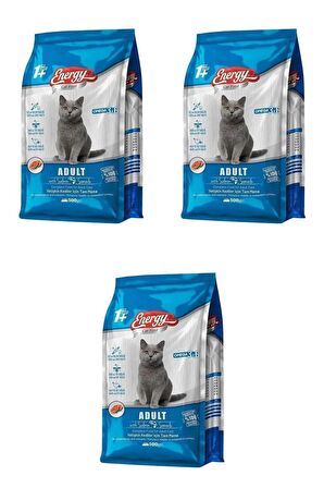 Energy Somonlu Yetişkin Kedi Maması 500 G - 3 Adet