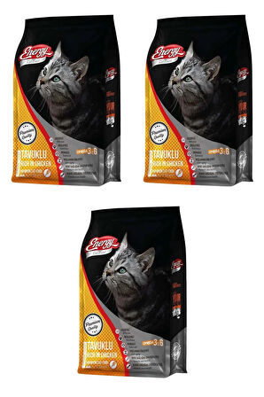Tavuklu Yetişkin Kedi Maması 1 Kg - 3 Adet