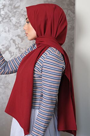 Afvente  Pamuk Cazz Şal Bordo