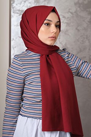 Afvente  Pamuk Cazz Şal Bordo
