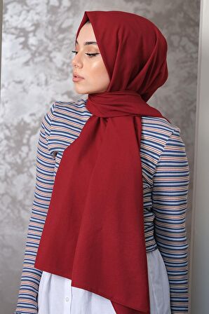 Afvente  Pamuk Cazz Şal Bordo