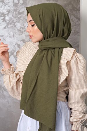 Afvente  Pamuk Cazz Şal Haki