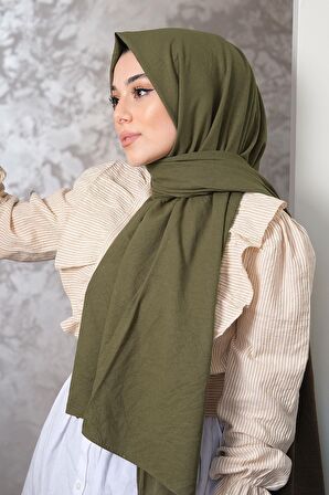 Afvente  Pamuk Cazz Şal Haki