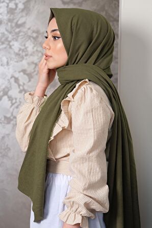 Afvente  Pamuk Cazz Şal Haki