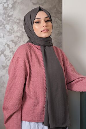 Afvente  Pamuk Cazz Şal Füme