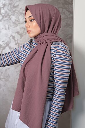 Afvente  Pamuk Cazz Şal Gül kurusu